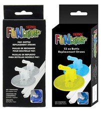 Thermos Replacement Straws for 12-Ounce Funtainer Bottle, 2 Colors