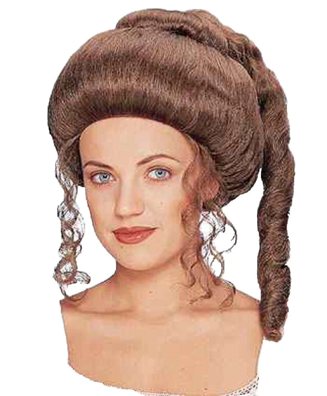 Disfraz Victoriano marrón pelucas y vello facial