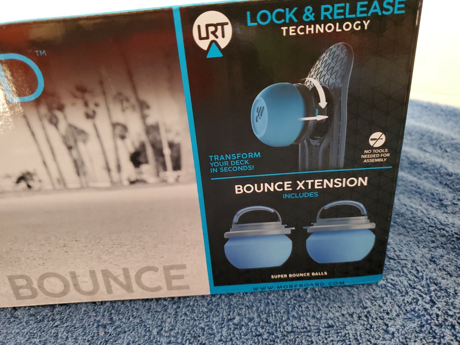 Morf Board Bounce Xtension Super Bounce Balls Blue Skate Deck Not Included