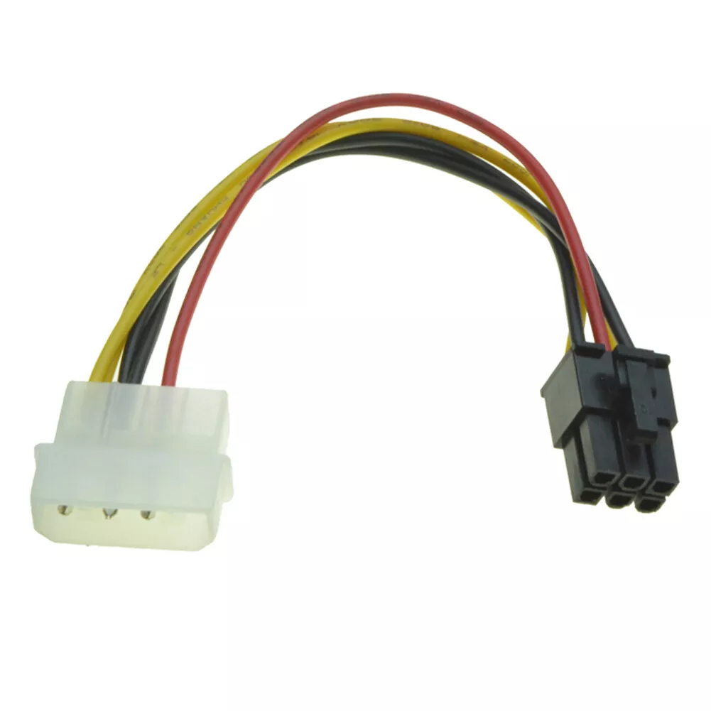 Shaded Bermad markør R03 4 Pin Molex Plug To 6 Pin Pci-E Express-Kabel Graphics Cards Power Cable | eBay Shaded Bermad markør R03 4 Pin Molex Plug To 6 Pin Pci-E Express-Kabel Graphics Cards Power Cable | eBay