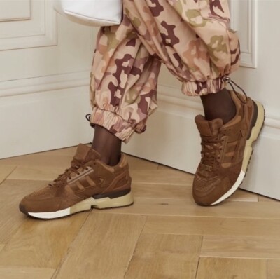 Size US 6.5 - adidas ZX 10000 C Schokohase Brown Sneakers | eBay
