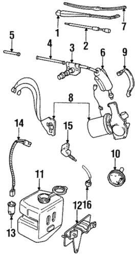 Brazo del limpiaparabrisas para Land Rover (P/N PRC4277)