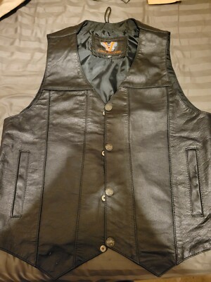 vance leather vest