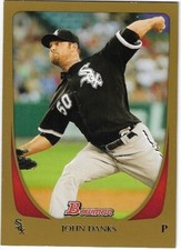 2011 Bowman Gold #123 John Danks Chicago White Sox
