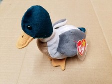 TY Beanie Baby Jake The Mallard Duck With Errors
