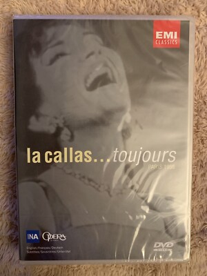 la callas...toujours Paris 1958 - DVD Brand New In Plastic Recorded Live (RARE)