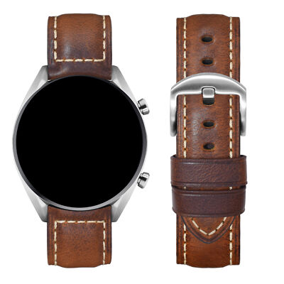 Premium Quality Vintage Real Calf Leather Watch Strap Band 18-26mm Quick-Release