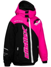 CASTLE X STANCE TODDLER JACKET BLACK/PINK GLO SIZE 4T Snowmobiling 72-6684