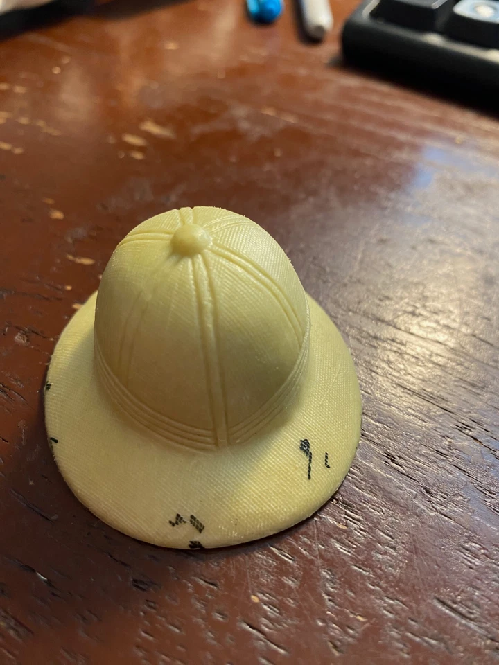 Casco Hasbro GI Joe Secret of the Mummy's Tomb Pith 1970 vintage - justo Foto 2 de 3