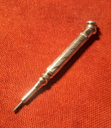 Oggettisitca antica. Portamatite, fine '800; perfettamente funzionante  - Foto 2 di 5