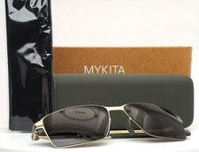 MYKITA Ben 142 Champagne Mens Rectangle Full Rim Sunglasses 54-16-140 B:38