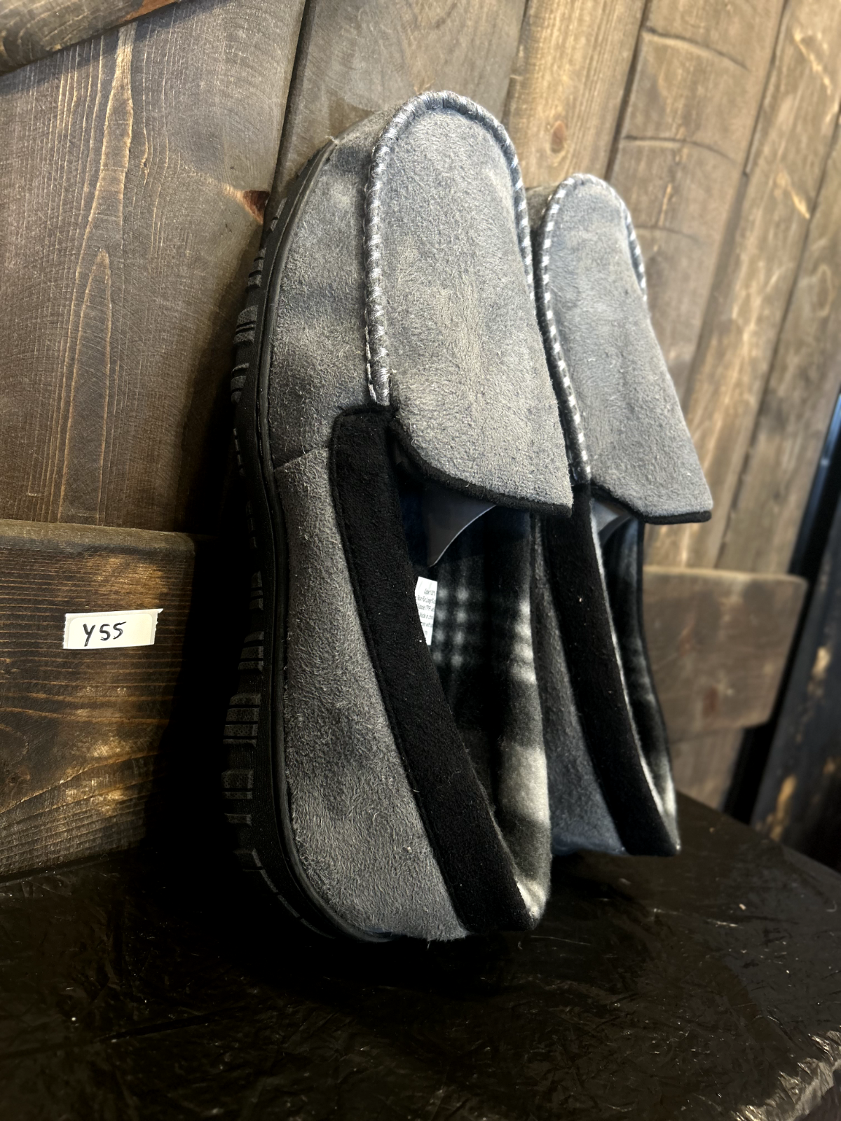 SAOLA Mocassini Ciabatte Uomo con Suola Rigida Memory Foam Caldo e Accogliente #Y55