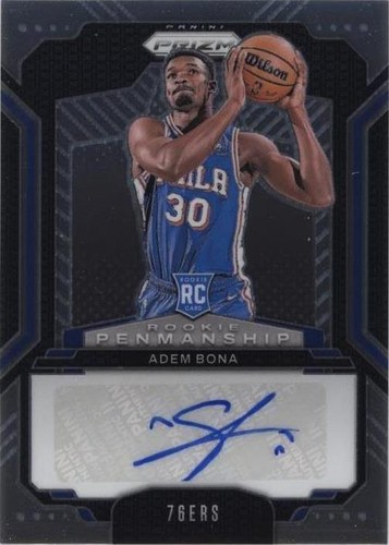 2024-25 PANINI PRIZM ADEM BONA RC ROOKIE SIGNATURES AUTO RED /99 