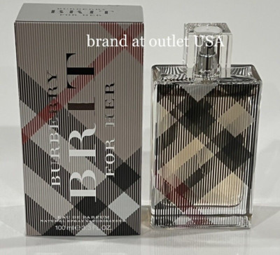 Burberry Brit For Her Eau de Parfum Spray for Women |  Authentic New Box3.3 oz