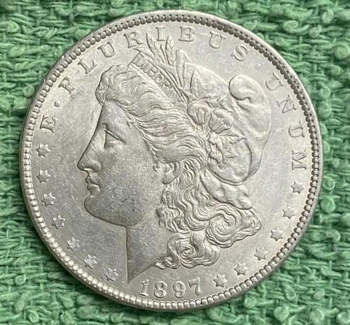 1897 MORGAN SILVER DOLLAR *** NICE CIRCULATED COIN - L@@K AT PICTURES! #6177 - Picture 2 of 2