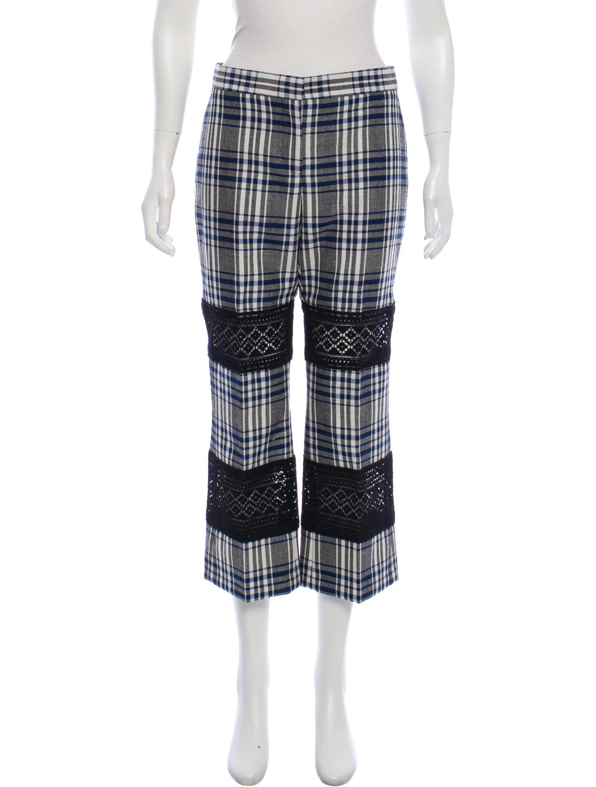 Alexander McQueen — Alexander McQueen  Plaid Wool Trouser /dressy IT42 $1275.00