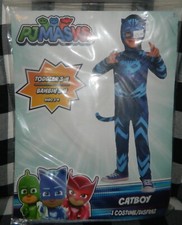 NIP NEW PJ MASKS CATBOY HALLOWEEN COSTUME SIZE TODDLER 3-4 UNISEX BOY'S GIRL'S