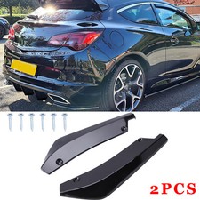 For Vauxhall Corsa VXR Rear Bumper Diffuser Gloss Splitter Bumper Canard Lips UK