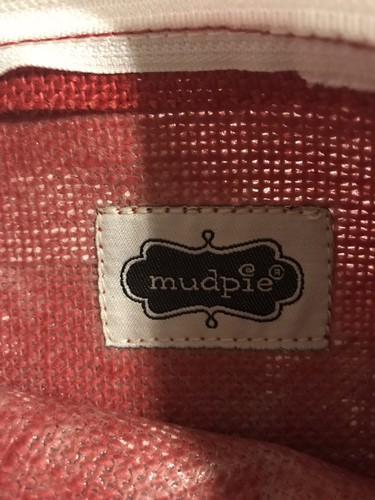 Mudpie Kosmetiktasche Jute Reißverschluss 12x9 - Bild 4 von 4