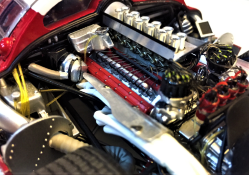 Ferrari Race Car1:18Racing12Racer24LeMans Custom Metal Body Model Carousel Red - Picture 7 of 15
