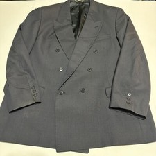Vtg Christian Brooks Blazer Mens Size 46R Double Breasted Sport Coat USA Made