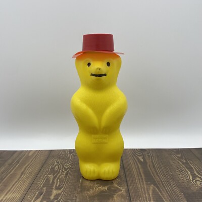 Pustefix Zauberbär Bubble Bear Germany Red Hat Yellow Vintage Empty Light Wear