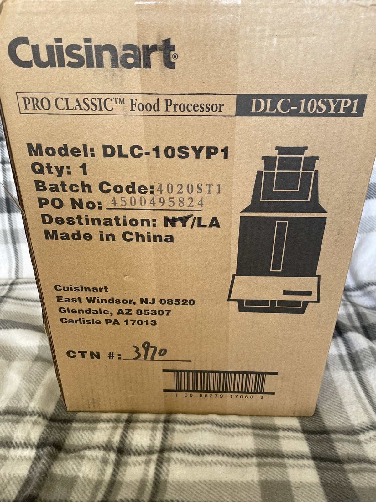 Brand New Cuisinart (DLC10SYP1) PRO CLASSIC Food Processor, 7 Cup, White eBay