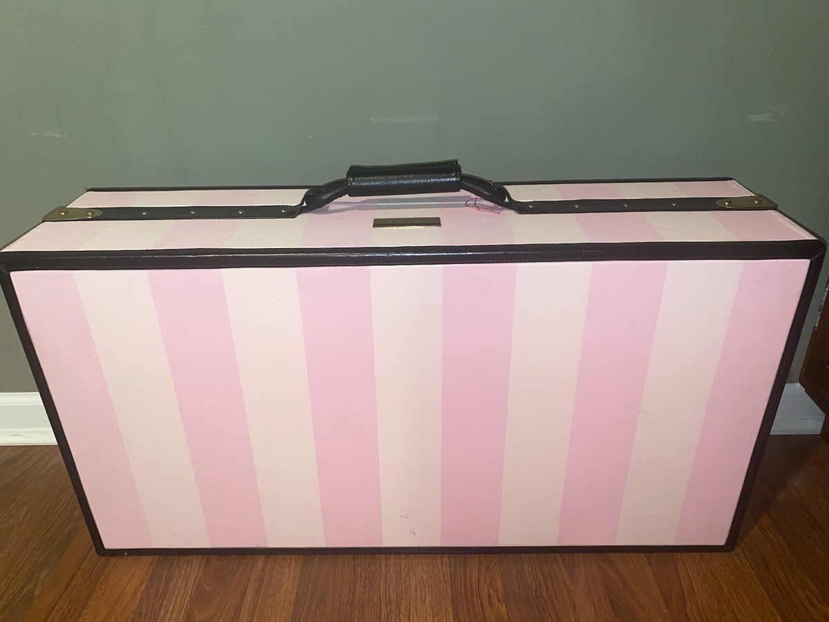 【Victoria’s secret PINK】スパンコール PCケース Vintage Victoria's Secret Store Display Luggage Prop Pink RARE VS