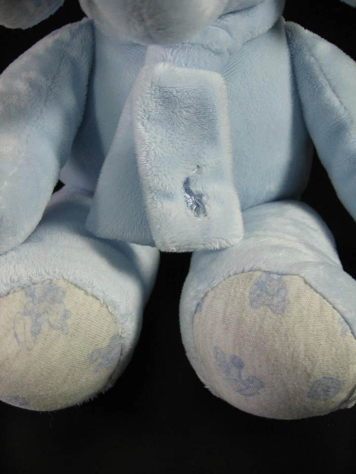 Ralph Lauren Peluche Azul Elefante Bebé Lovey Peluche Juguete 14" Foto 2 de 4