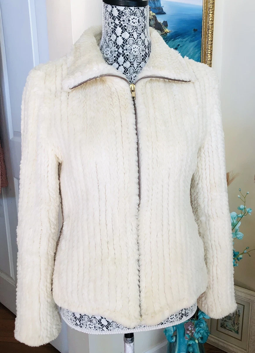 Knitted mink deals fur coat
