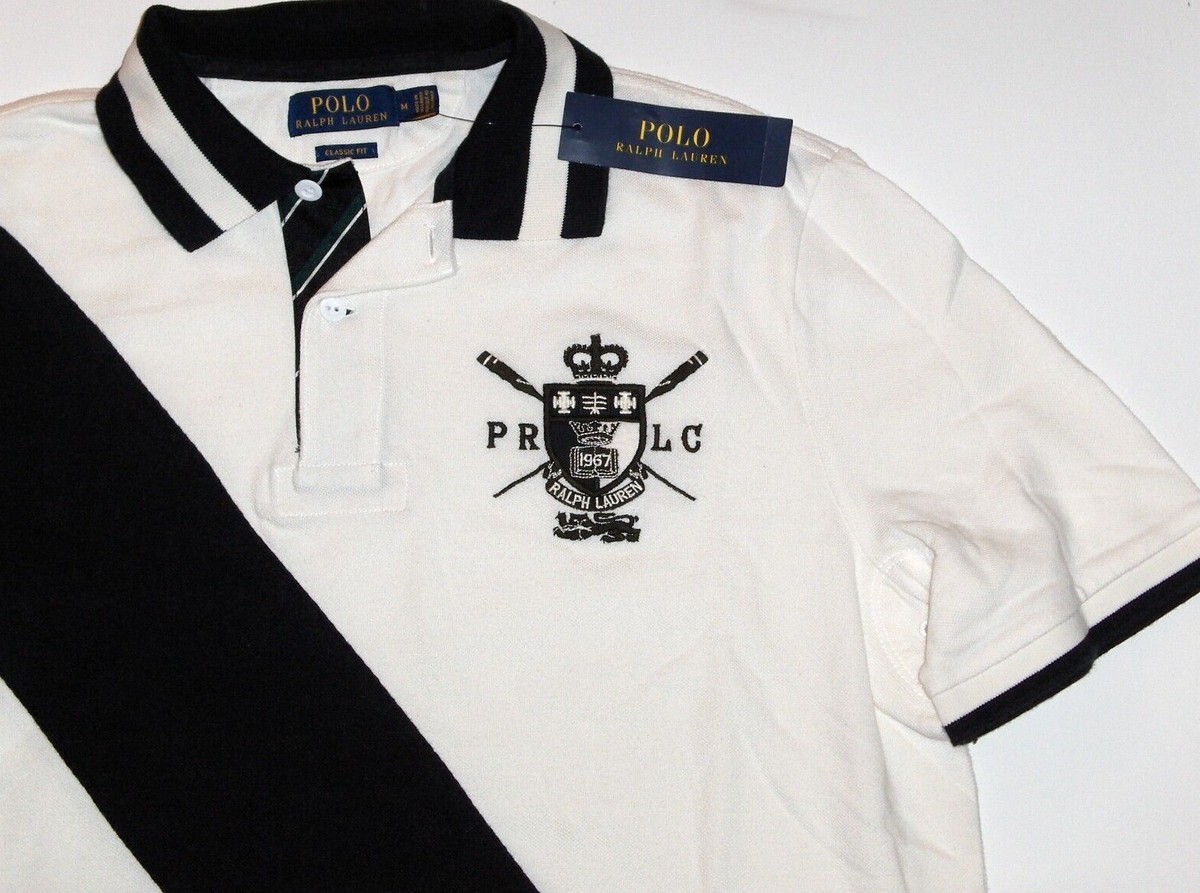 POLO RALPH LAUREN Men Boat Oars Vintage Sheild Crest Classic Fit