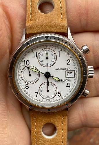 Cronografo Hamilton Lancaster 9304 Automatico Chronograph Watch | eBay