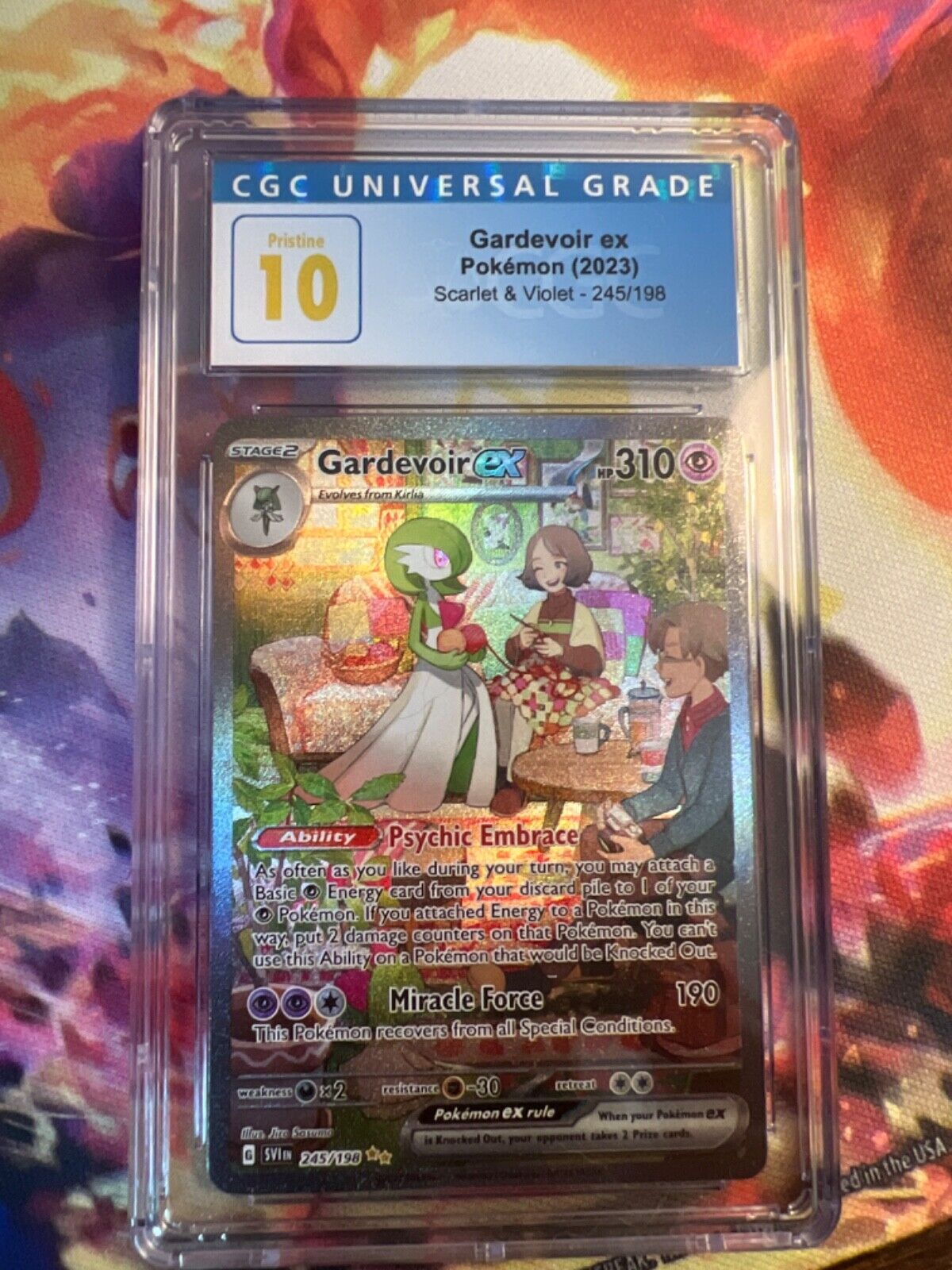 Global Grading - Gardevoir EX - Scarlet & Violet 086/198 - GG 10