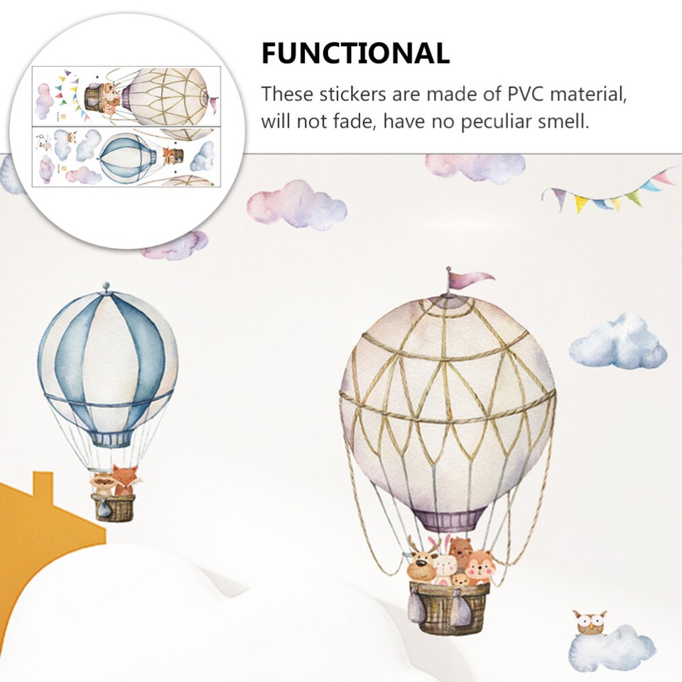 Cartoon Bulloon Wall Stickers Decorative Child Girl Wallpaper eBay