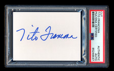 TITO FRANCONA SIGNED MINT CUT PSA/DNA AUTOGRAPHED CLEVELAND INDIANS ALL STAR