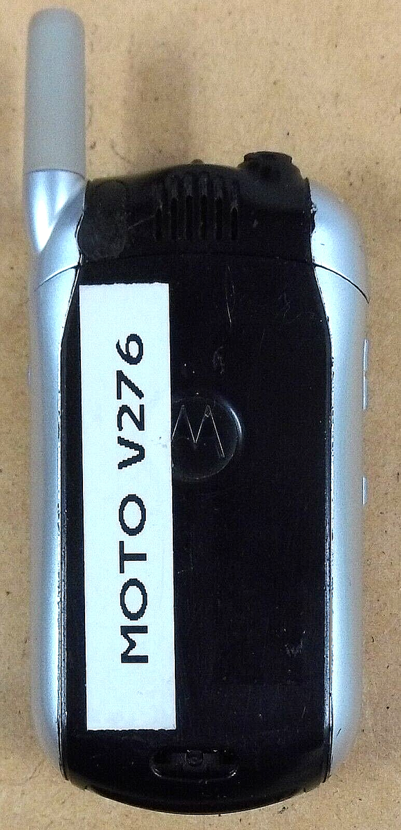 もりもりスマートフォン本体 Motorola V series V276 - Black and Silver ( Verizon ) Rare