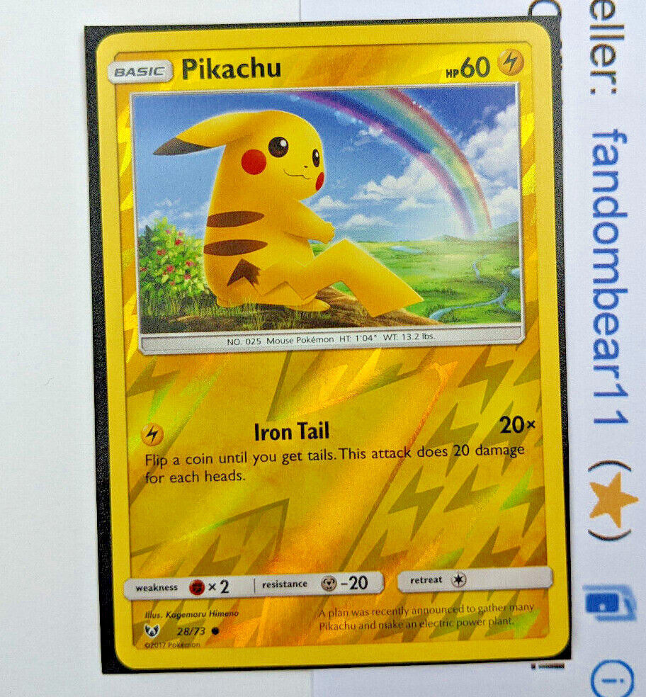 Pikachu - 28/73 Holo Rare Promo - Shining Legends – JAB Games13