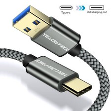 Type C to USB 3.0 Charge Transfer Data Cable Laptop/Tabs/Phone/Car PD Compatible