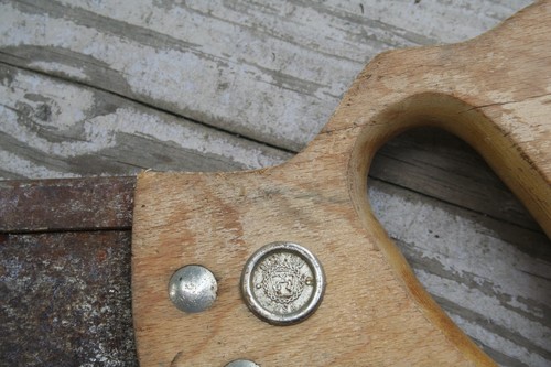 Sierras de mano de colección EE. UU. asas de madera sierra de hacking (2) - Imagen 3 de 8