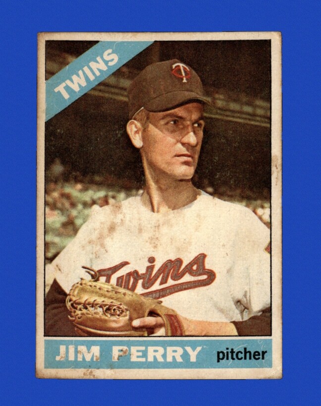 1966 Topps Venezuelan Set-Break #283 Jim Perry VG-VGEX *GMCARDS*