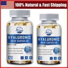Hyaluronic Acid  Vitamin C - Antioxidant AntiAging Supplement  Skin Hydration