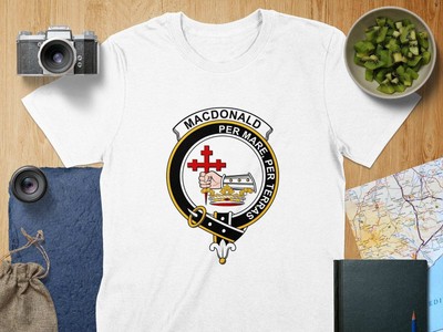 Macdonald Clan Crest Scottish Unisex T-Shirt