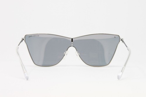 Occhiali da sole Michael Kors Larissa MK1063 1001M5 argento lenti polarizzate NUOVI! - Foto 4 di 5