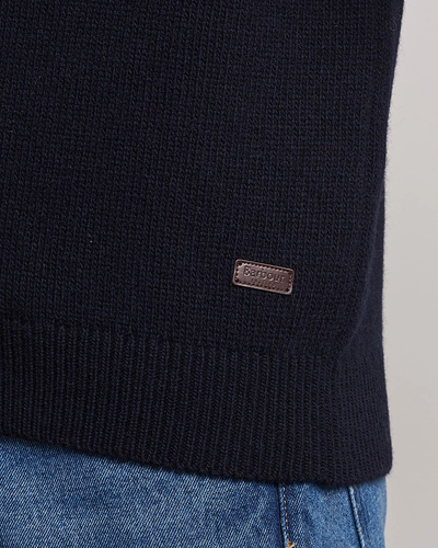 Barbour Gurnard Dock Schal Kragen Sweatshirt Navy - Bild 5 von 12