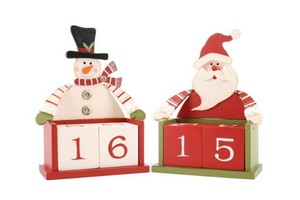 wooden christmas countdown blocks