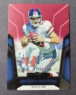 Topps Unrivaled 2010 Eli Manning #21 New York Giants Serial Numbered /25