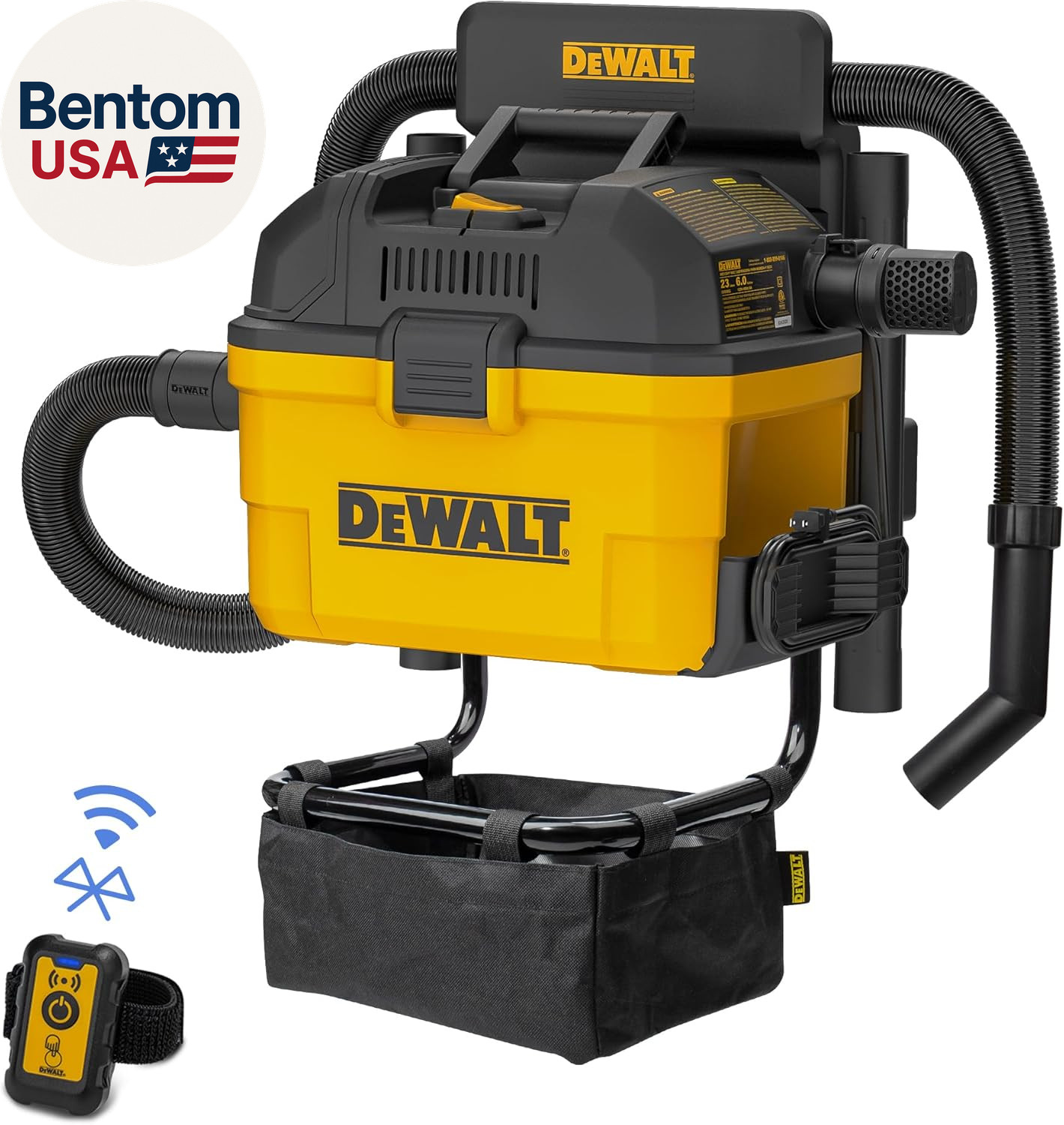 Portable 6 Gallon 5 Horsepower Wall-Mounted Garage Wet Dry V