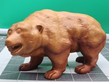 DeLoss Webber Signed Hand-Carved Wooden Bear