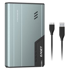 EAGET 500G 1T External Hard Drive Portable HDD USB3.0 for PC,Mac,Laptop,PS4,Xbox