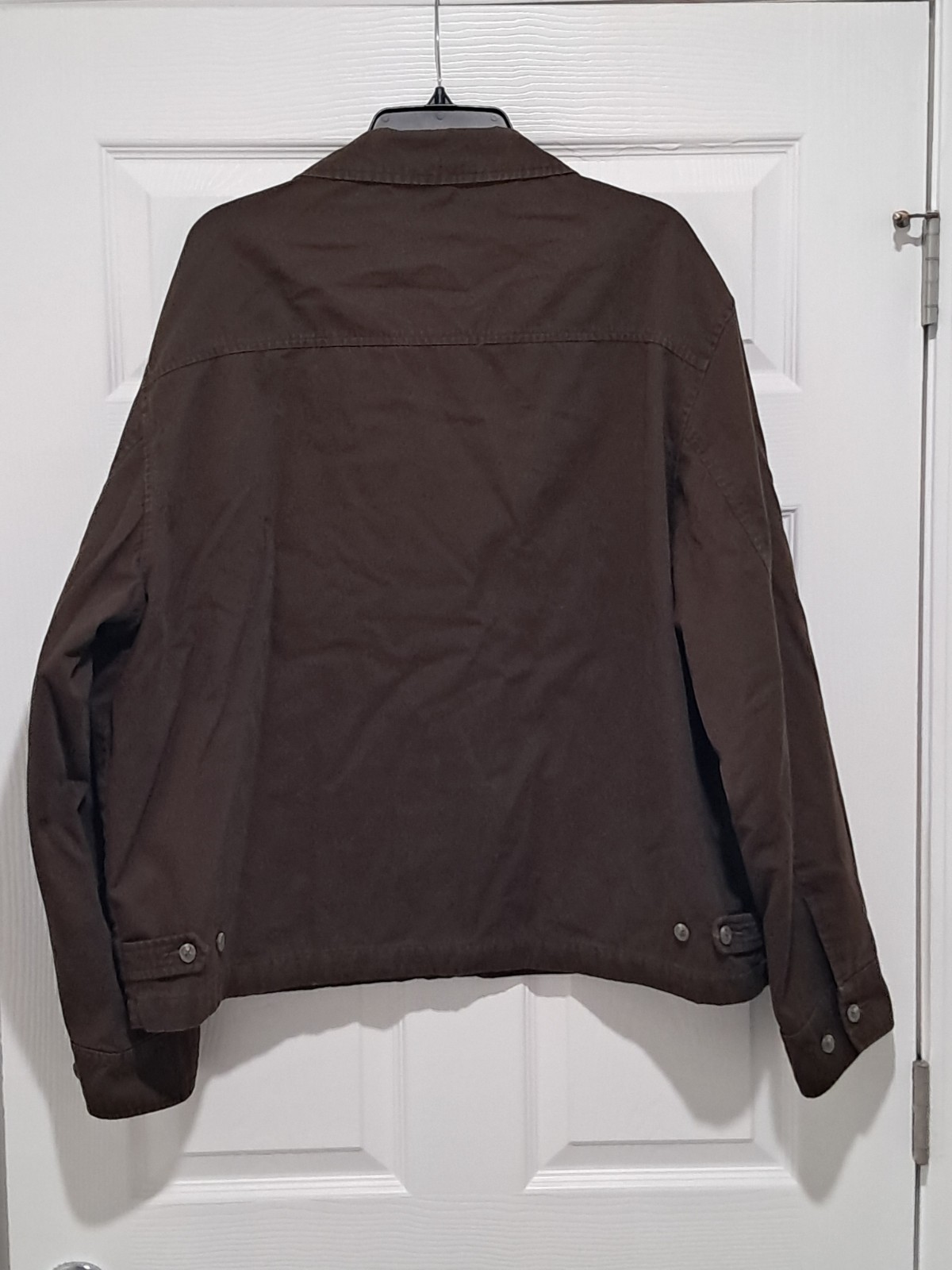 Polo Ralph Lauren Mens Harrington Jacket Size 2XL Cotton Brown Plaid Lined